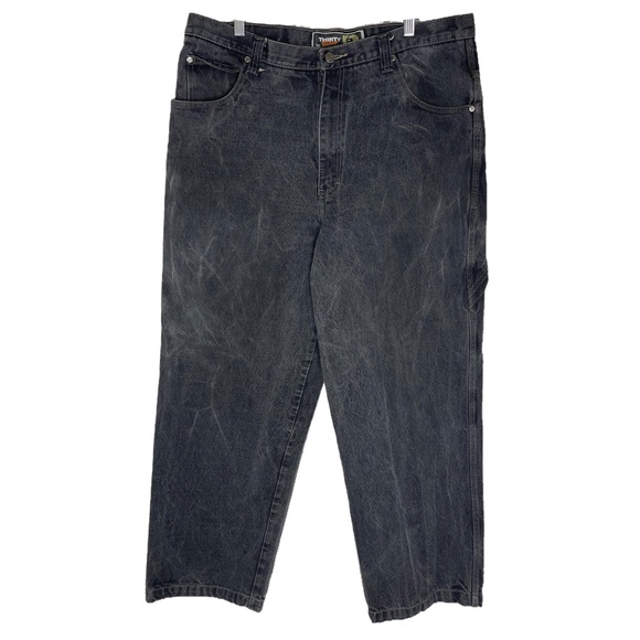 Thirty Below Grey Carpenter Denim Jeans - Picture 2 of 5